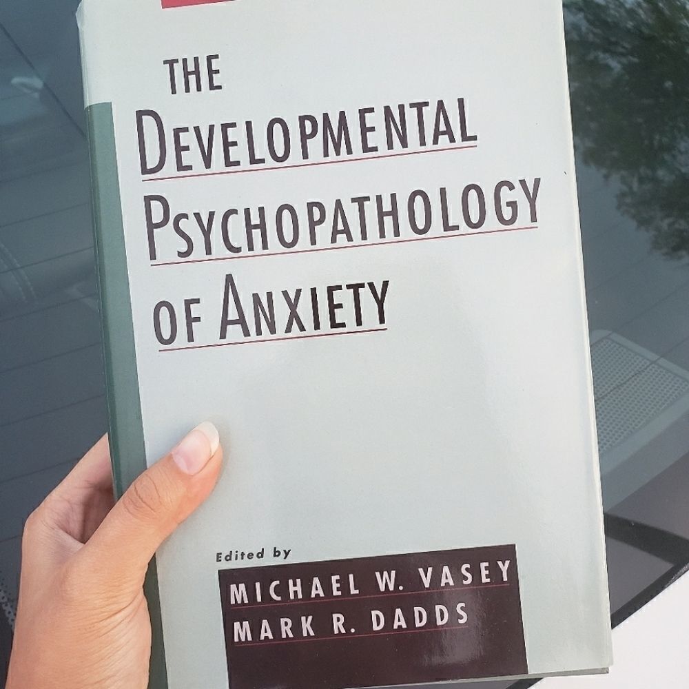 The Developmental Psychopathology of Anxiety Edition 1 Hardcover Book